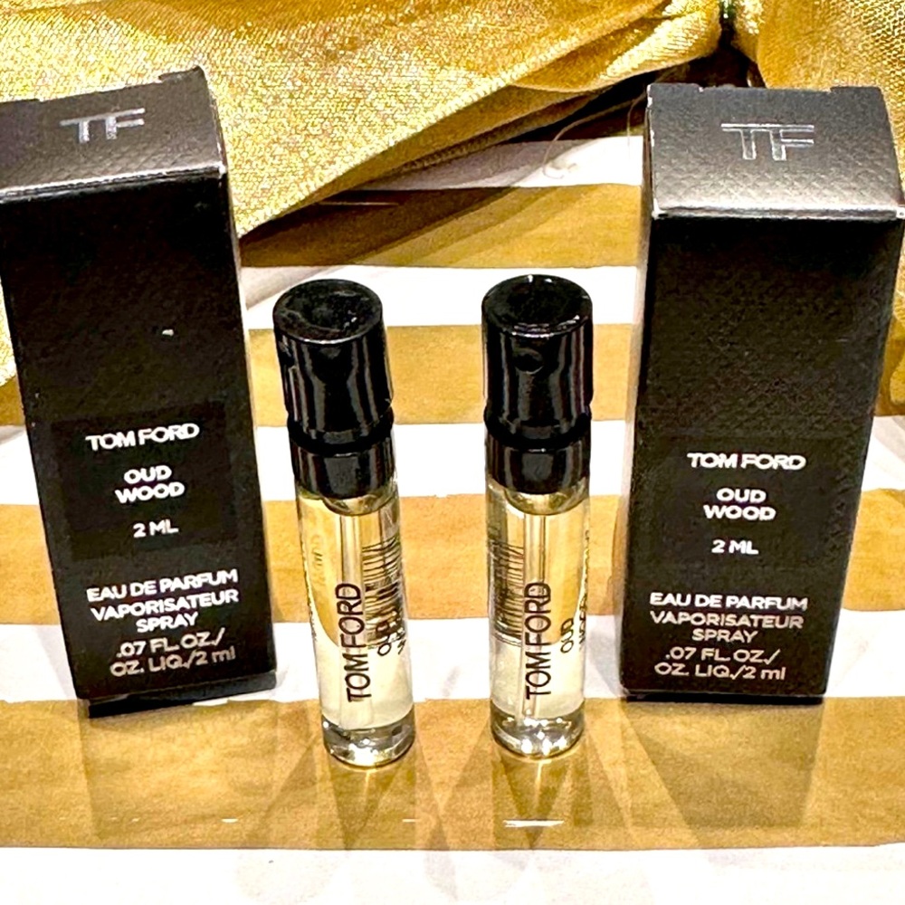 Tom ford Oud wood two samples in box